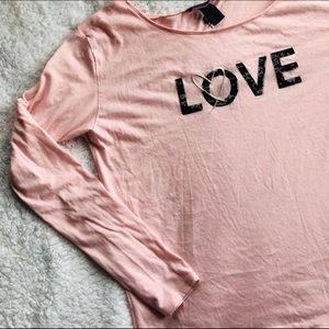 Victoria's Secret Sequin Longsleeve LOVE